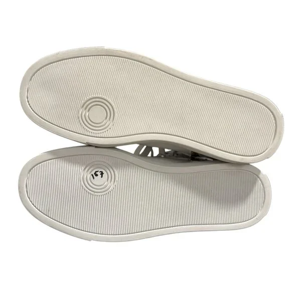 Zadig & Voltaire ZV1747 High Flash Studded Sneaker Womens White, Sz 39 WORN ONCE - Picture 9 of 10